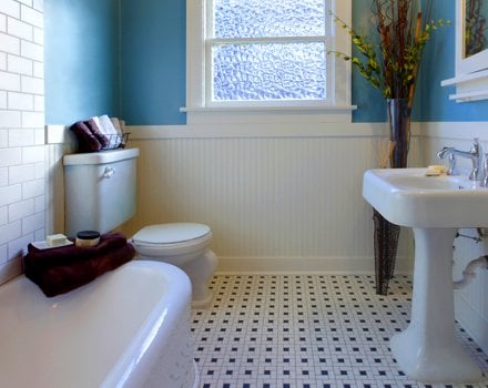 Period bathrooms and how to accommodate all mod cons