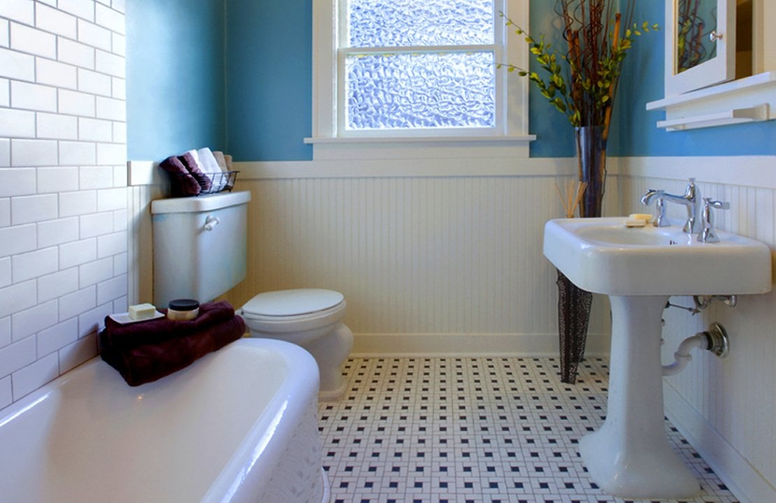 Period bathrooms and how to accommodate all mod cons