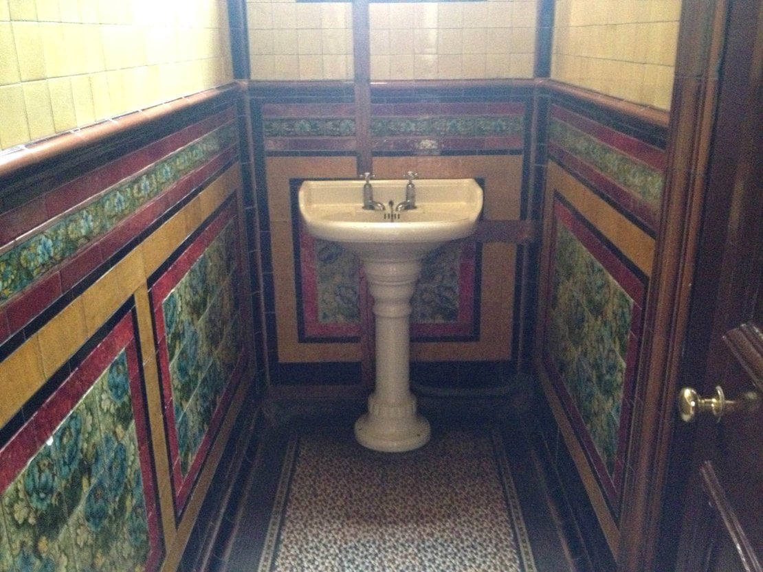 Victorian tiles WC Ironbridge