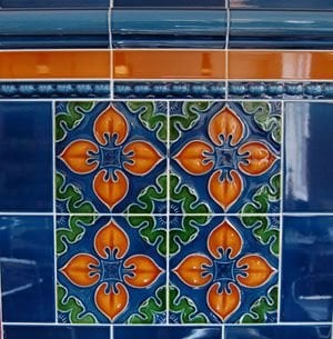 Victorian porch tiles