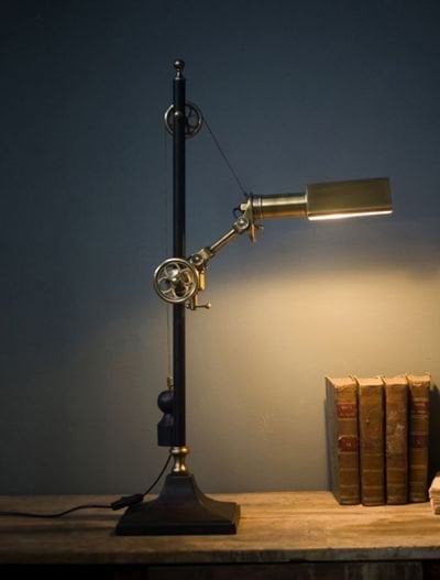 Locomotive Steampunk desk lamp