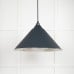 Hockliffe pendant light in hammered nickel and soot exterior 45433so 1 l