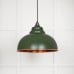 Harlow pendant light in Heath with hammered copper interior 49501h 1 l