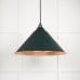 Hockliffe pendant light in Dingle and smooth copper 49503sdi 1 l