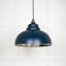 Harlow pendant light in smooth nickel with Dusk exterior 49505du 1 l