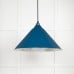 Hockliffe pendant light in smooth nickel and Upstream exterior 49506u 1 l