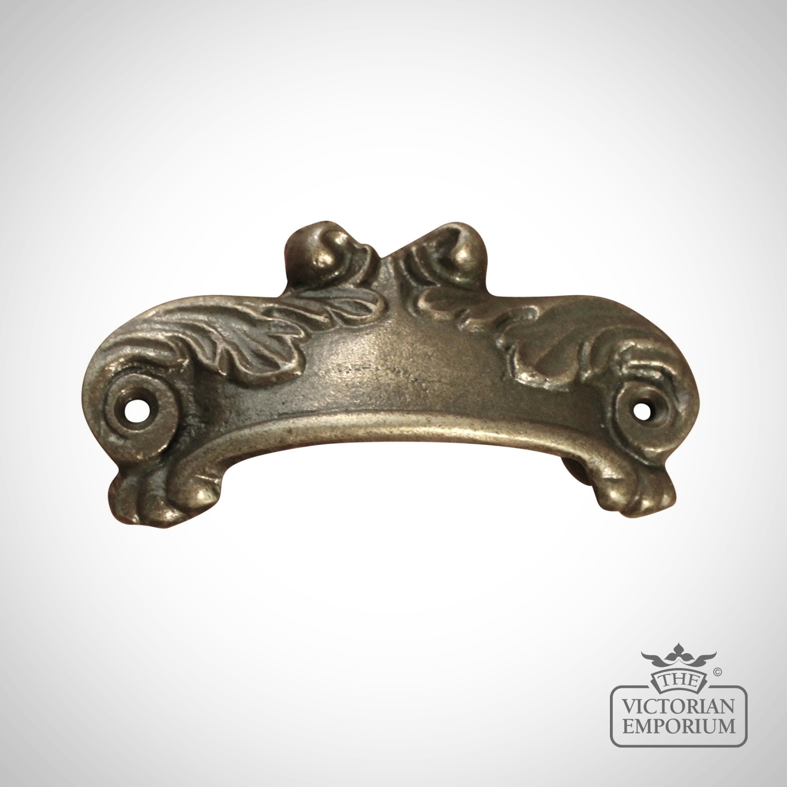Victorian Cup Pull - Antique Brass
