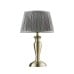 Olso Antique Brass Lamp Base with Freya Silk Pleated Shade 91085 8