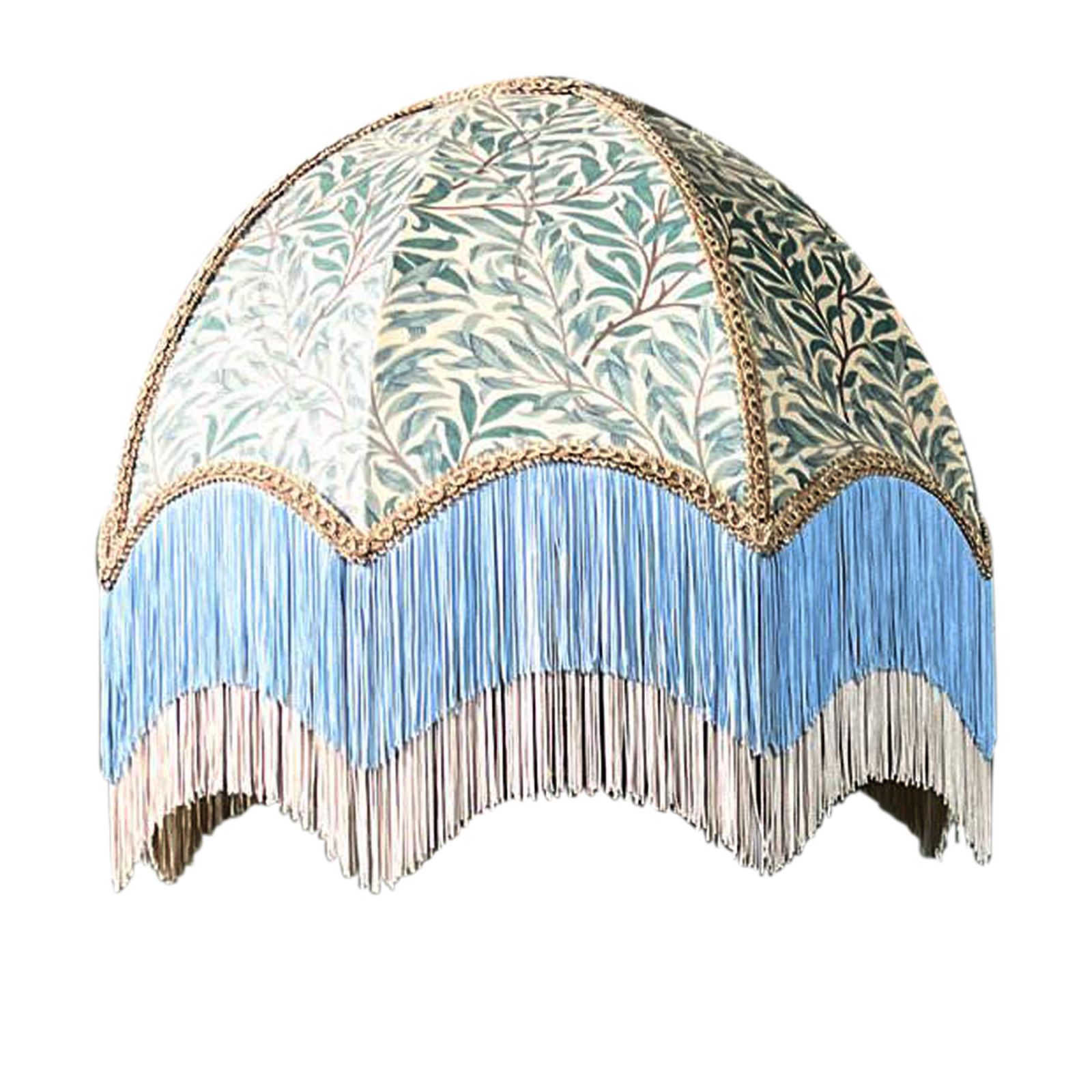 William Morris Boughs Domed Decorative Fringed Lamp Shade in a Choice ...