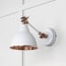 Brindle Wall Light with Smooth Copper Interior and Flock Exterior 49714sf 1 l