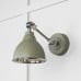 Brindle Wall Light with Smooth Nickel Interior and Tump Exterior 49715stu 1 l