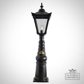 Manor Lantern on Cast Iron Pedestal in a choice of sizes