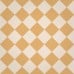 Path and hallway tiles white and cognac 97mm sq c21