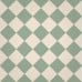 Path and hallway tiles in white and sage 97mm sq c28