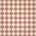 Path and hallway tiles white and rust 64mm sq c04