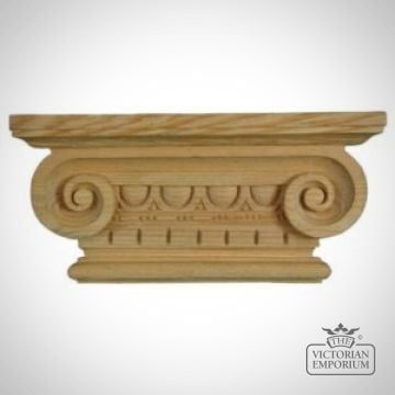 Extra Wide Ionic Pilaster Capital