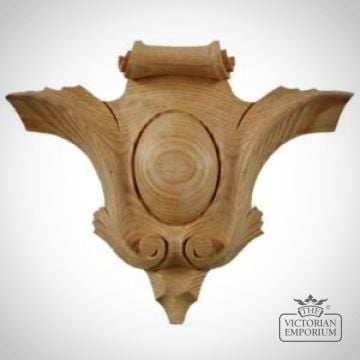 Pn647 Large Victorian Style Shield Carved By Hand From Pine 300x300