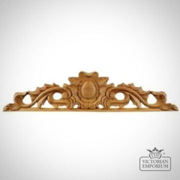 Highly decorative Victorian style pediment - extra large