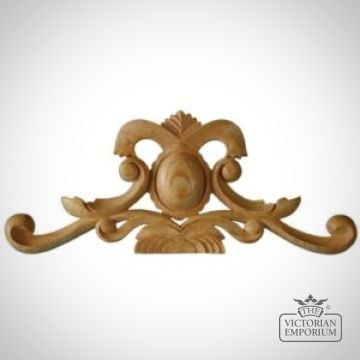 Pn485 Pediment For Doorway Or Centrepiece For Pine Bed 300x300
