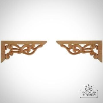 Pn543 Carved Archway Spandrel Artisan Made In Pine Wood 300x300