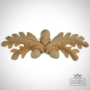 As467 Ash Carved Oak Leaf Centre Piece For Beds And Cupboards 300x300