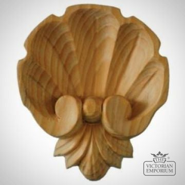 Pn339 Shell Hand Carved In Wood Pine 300x300