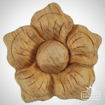 Pn426 Flag Flower Carved From Pine By Hand 300x300