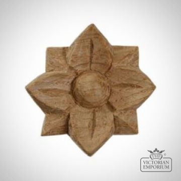 Wo616 Forget Me Not Mini Oak Flower Carving 300x300