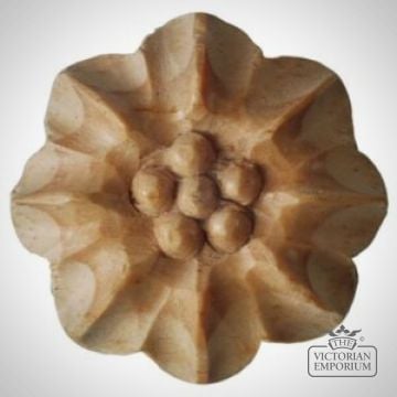Pn428 Chatsworth Rose Carved Wood Pine 300x300
