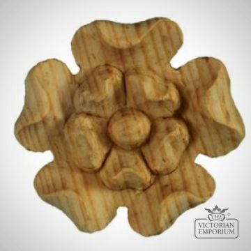 Pn425 Yorkshire Rose Wood Carving In Pine 300x300
