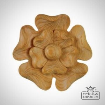 Pn431 Large Rose Yorkshire Design Carved In Pine By Hand 300x300
