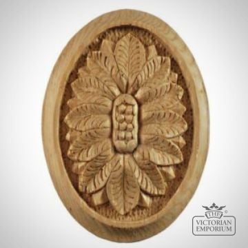 Pn930 Classical Victorian Patera Onlay Carved From Pinewood 300x300