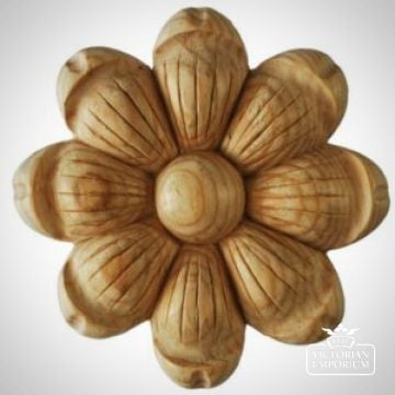 Pn540 Large Flower Wood Carving Pine 300x300