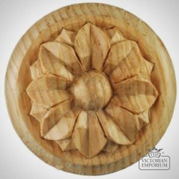 Pn929 Classical Rose On Plinth Carving By Hand In Pine 300x300