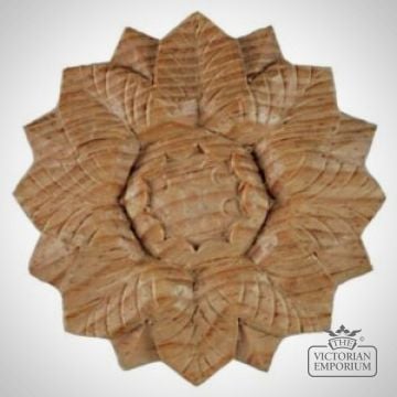 Pn922 Pine Carving Small Classical Rose 300x300
