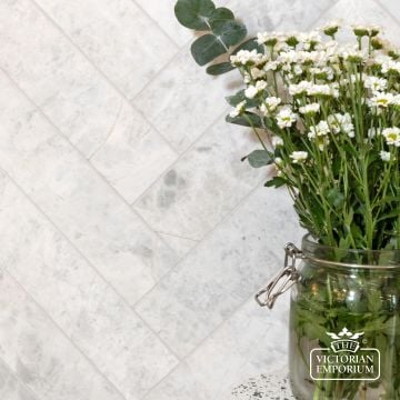 Alanis Honed Marble Wall and Floor Tile Bricks