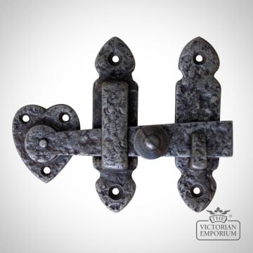 Door Latch in Cast in Antique Iron