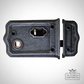 Rim Latch With Slide Bolt