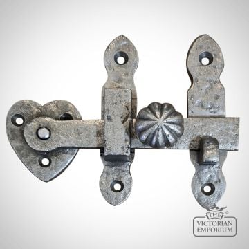 148641    49327cai125 Door Latch Cast Antique Iron125mm (1)