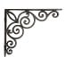 148642    70070jai250 shelf bracket palace scroll cast ant iron 250 x 300mm 1