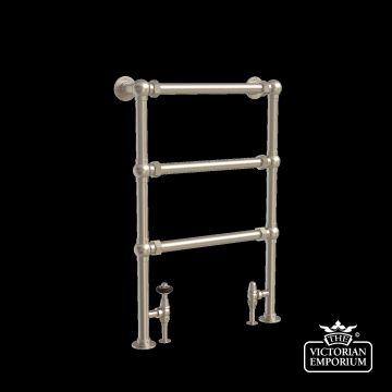 3 Bar Ashton Wall / Floor Mounted Heated Towel Rail 950x650mm in a choice of finishes