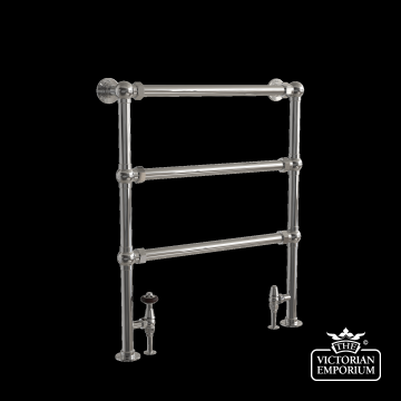 3 Bar Ashton Wall / Floor Mounted Heated Towel Rail 950x800mm in a choice of finishes