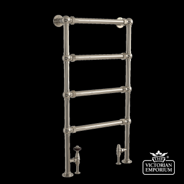 4 Bar Audley Wall / Floor Mounted Heated Towel Rail 1200x650mm in a choice of finishes