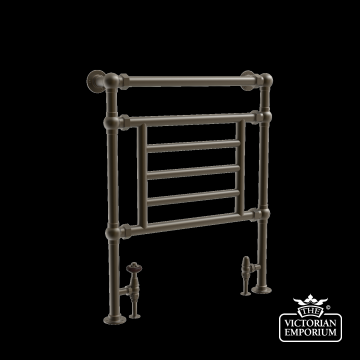 Doddington Heated Towel Rail With Grill Wall / Floor Mounted Heated Towel Rail 950x800mm in a choice of finishes