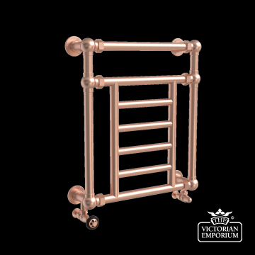 Petwood Wall Mounted Heated Towel Rail with Grill 750x650mm in a choice of finishes