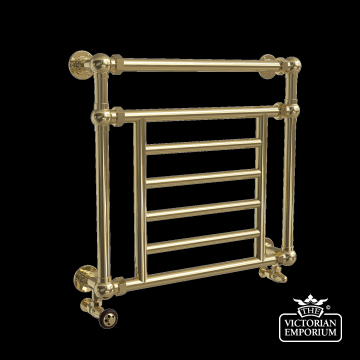 Petwood Wall Mounted Heated Towel Rail with Grill 750x800mm in a choice of finishes