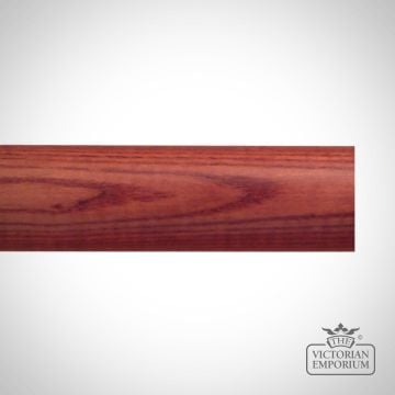 Plain Ash Pole Stained Rosewood Traditional Stained Classical Victorian Pole 0000