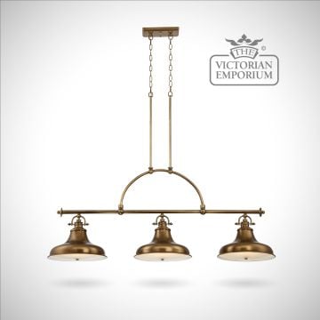 Tripple Brass Hanging Ceiling Lamp Traditional Lighting Victorian Qzemery3pws