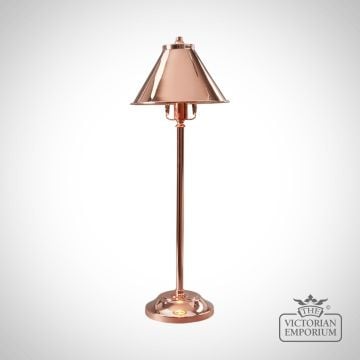 Provence stick lamp in Polished Copper