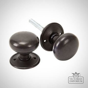 Aged Bronze Mushroom Morticerim Knob Set 83944